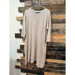 Gudrun Sjoden natural color dress pockets size L